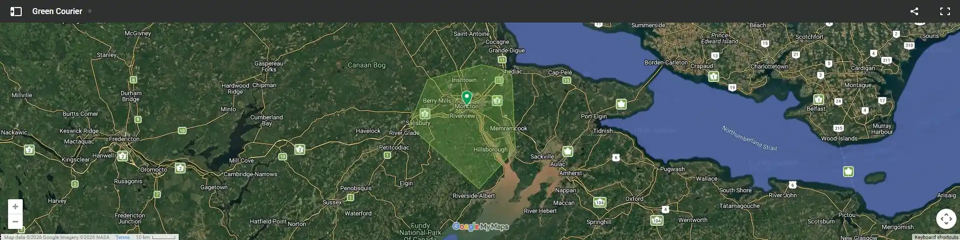 green courier cannabis delivery moncton dieppe riverview